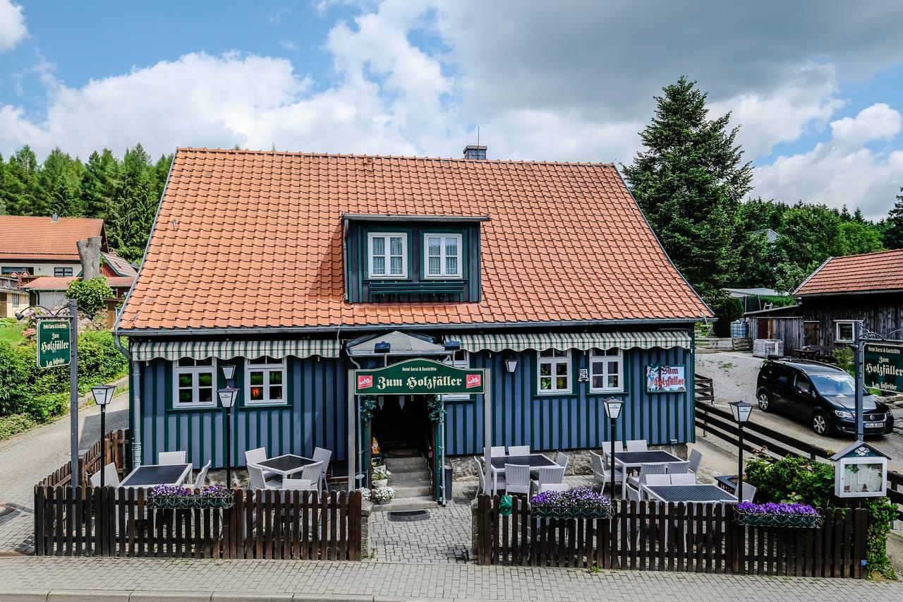 Hotel Garni Und Gaststaette Zum Holzfaeller Schierke Exterior foto